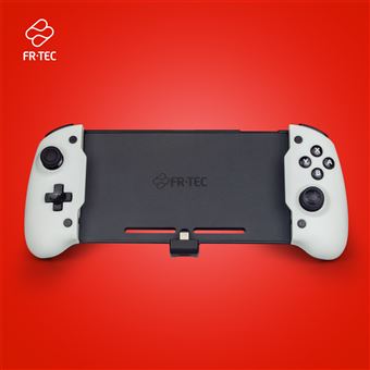 Manette Just For Games Advanced Pro Gaming Controller pour Nintendo Switch et Nintendo Switch modèle OLED Blanc et Noir