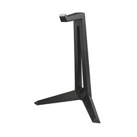 Support De Casque Adhésif 3M - Aluminium Noir - Charge 500g - Pour Bureau, Mur, étagère