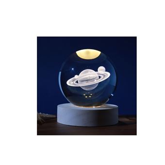 ITOTAL LED CRYSTAL BALL SATURN MEDIUM