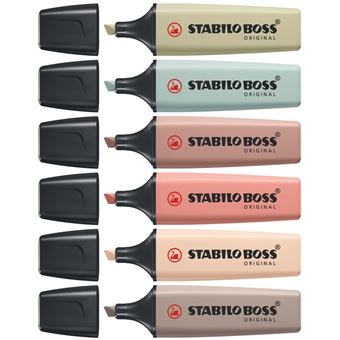 Set de 6 marqueurs Stabilo Nature Colors