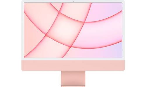 Apple iMac 24 256 GB SSD 8 GB RAM Chip M1 8-core CPU 8-core GPU Roze