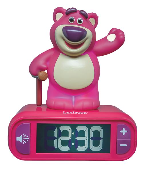 Réveil veilleuse avec effets sonores et lumineux Lexibook Lotso Toy Story - Lexibook