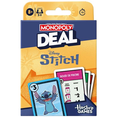 Hasbro Monopoly Deal Stitch