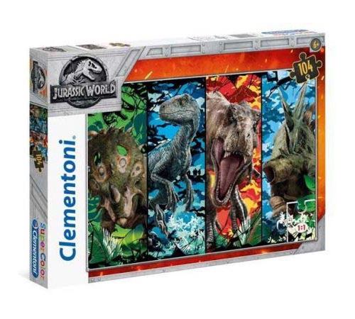 Puzzle 104 pièces Jurassic World Clementoni