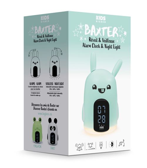 Jeu Éducatif Et Électronique Bigben Réveil Veilleuse Forme Lapin Baxter