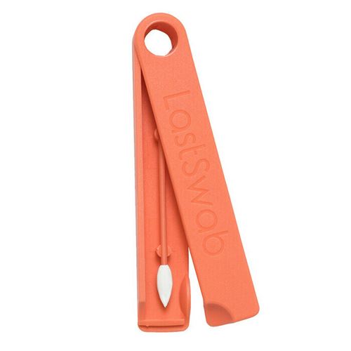 Coton-tige LastSwab Beauté maquillage réutilisable étui Orange