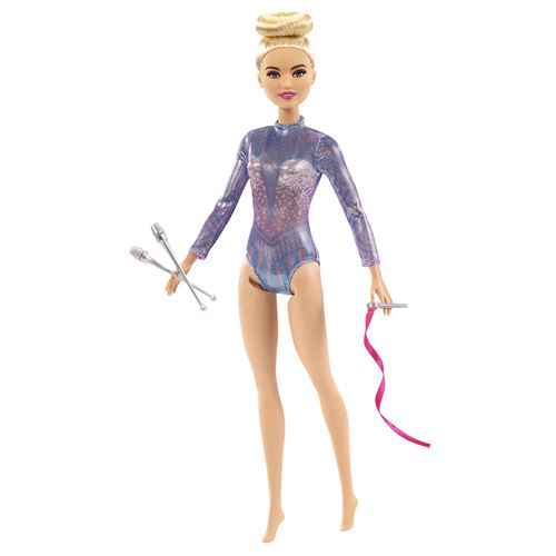 Barbie Multicolore Poupée Gymnaste Blonde