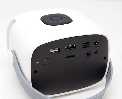 Videoprojecteur portable sans fil Bluetooth Radiola GMRAVP100 Blanc -  Vidéoprojecteur