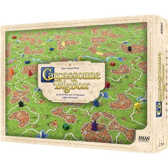 Jeu de stratégie Asmodee Carcassonne Big Box 2021