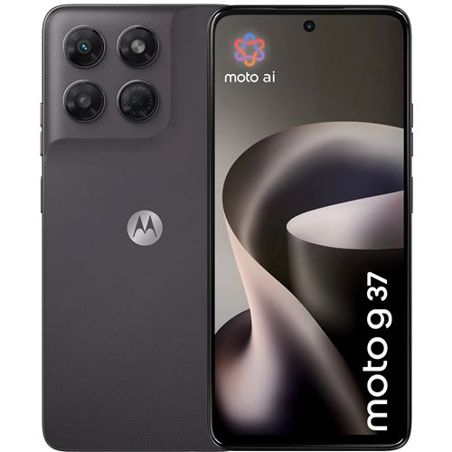 Motorola Moto G37 - 5G smartphone - double SIM - RAM 4 Go / Mémoire interne 128 Go - microSD slot - Écran LCD - 6.67 - 1604 x 720 pixels - (120 Hz) - 2x caméras arrière 50 MP - front camera 8 MP - pantone impénétrable
