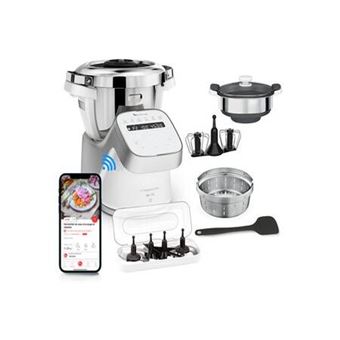 Moulinex Robot cuiseur i-Companion Pro + Cuiseur vapeur et double fouet YY5287FG - 1