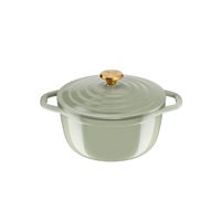 Cocotte en fonte d'aluminium Tefal Air Soft Light CO24 24 cm Vert lichen
