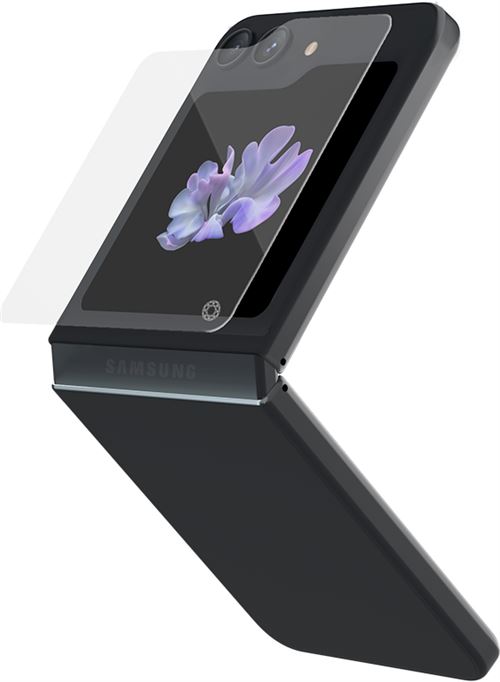 Protection d'écran en verre trempé 2,5D Forceglass pour Samsung Galaxy Z Flip 5 Transparent