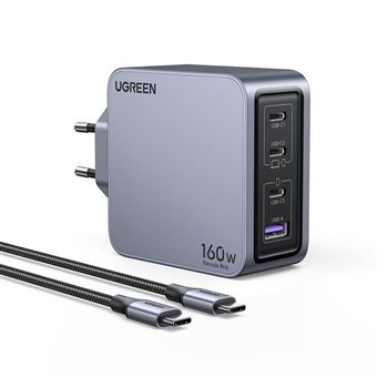 Chargeur secteur UGREEN Nexode Pro 160W Gris anodisé - 1