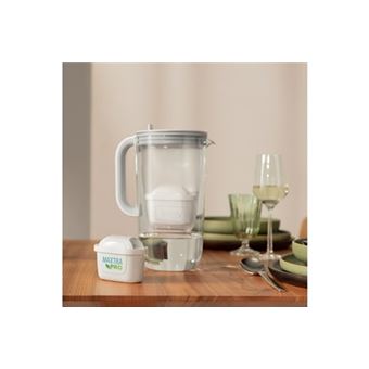 Carafe en verre Brita Maxtra Pro All-in-1 1050450 Bleu avec 2 cartouches filtrantes