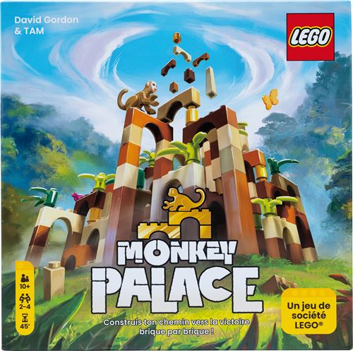 Lego® Monkey Palace Asmodee Construisez Votre Chemin vers la Victoire Brique par Brique ! et + 2 à 4 Joueurs 45 mn