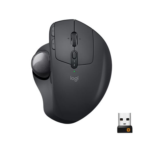 Souris ergonomique trackball sans fil Logitech MX Ergo Graphite