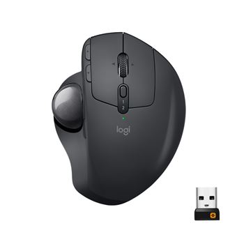Souris ergonomique trackball sans fil Logitech MX Ergo Graphite - 1