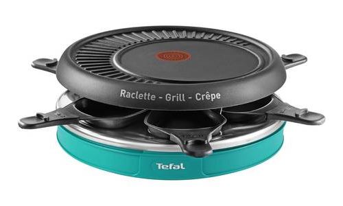Tefal Simply RE129412 - Raclette/grill/crêpière - 850 - bleu/noir Achat & prix | fnac