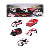 Majorette - SL Light Racer Giftpack - Coffret 5 Véhicules - Voitures  Miniatures en Métal - Couleurs Néon - Echelle 1/64ème - 212053179