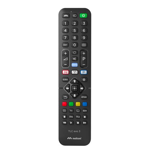Télécommande de remplacement Meliconi EVO. 3 pour TV Sony