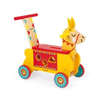 Porteur Bois Janod Lama Porteur Bois Achat Prix Fnac