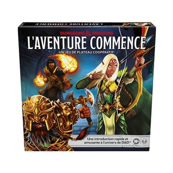 Jeu classique Hasbro Gaming Dungeons et Dragons L'aventure commence