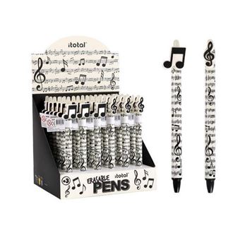 Stylo à bille effaçable Itotal Music Modèle aléatoire