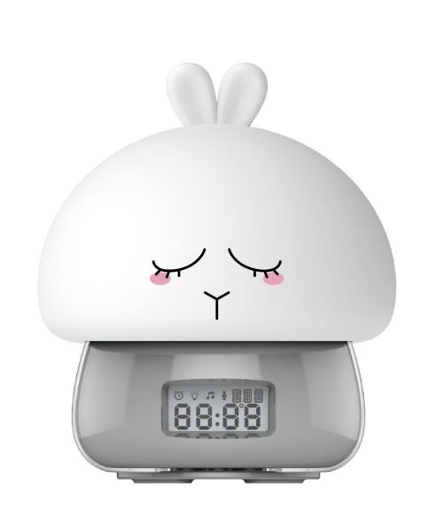 R&eacute;veil lumineux We Lapin Blanc avec t&eacute;l&eacute;commande