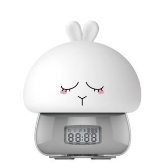 Réveil lumineux We Lapin Blanc avec télécommande - 1