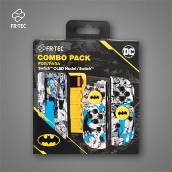 Pack accessoires Combo Just For Games DC Batman pour Nintendo Switch et Nintendo Switch modèle OLED