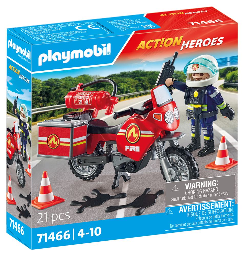 City Action - Set de 2 Boîtes Playmobil sur le thème des pompiers