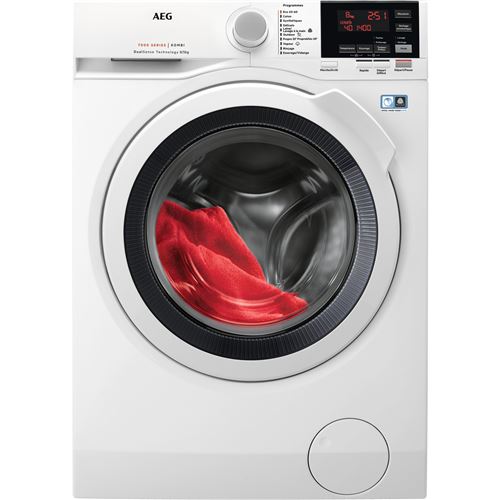 Lave-Linge Séchant Aeg Lwx7G8564B 8 Kg Blanc