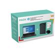Pack PC Ultra-Portable HP 14-cf2020nf 14" Intel Core i3 8 Go RAM 256 Go SSD Noir ébène + Housse de protection + Souris sans fil HP 220 Noir + Microsoft 365 Personnel - 1 utilisateur - PC ou Mac - 1