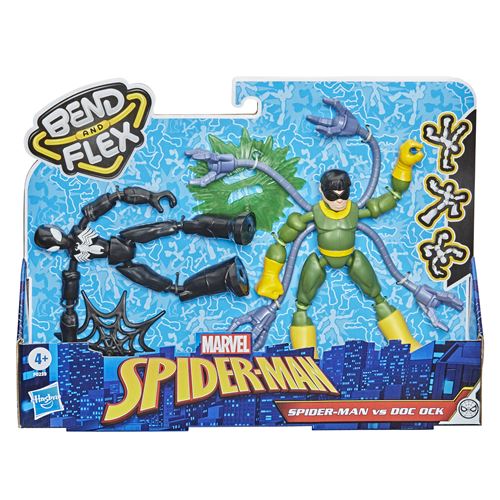 Pack de 2 Figurines Spiderman Bend and Flex Spider-Man Vs Doc Ock