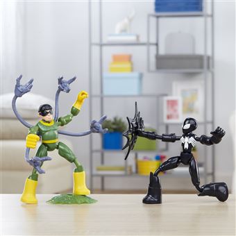 Pack de 2 Figurines Spiderman Bend and Flex Spider-Man Vs Doc Ock