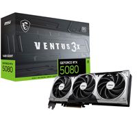 MSI GeForce RTX 5080 16G VENTUS 3X OC - Carte graphique - GeForce RTX 5080 - 16 Go GDDR7 - PCI Express 5.0 - 3 x DisplayPort, HDMI