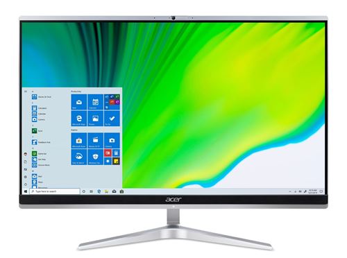 Acer Aspire C 24 C24-1650 - Alles-in-één - Core i5 1135G7 - RAM 8 GB - SSD 512 GB - Iris Xe Graphics - GigE - WLAN: Bluetooth 5.0, 802.11a/b/g/n/ac/ax - Win 10 Home 64 bits - monitor: LED 23.8 1920 x 1080 (Full HD) - grijs