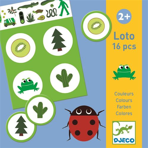 Jeu éducatif Djeco Loto Couleurs