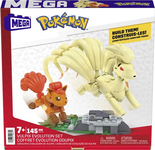 MEGA Pokemon - Coffret Goupix Évolution - Jouet De Construction - 7 Ans Et +