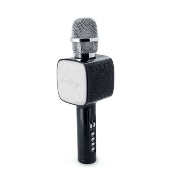 Jouet musical BigBen Microphone Karaoke avec Effets Lumineux Noir