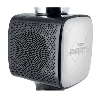 Jouet musical BigBen Microphone Karaoke avec Effets Lumineux Noir