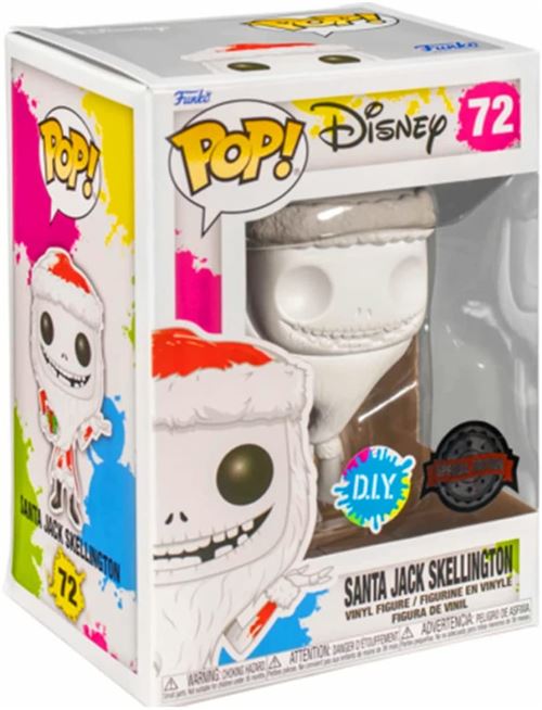 Figurine Funko Pop Disney The Nightmare Before Christmas Santa Jack avant-première Fnac