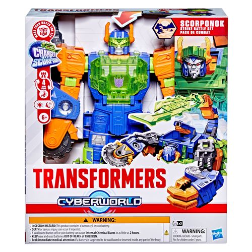 Figurine Transformers Cyberworld Scorponok Pack de combat - Transformers