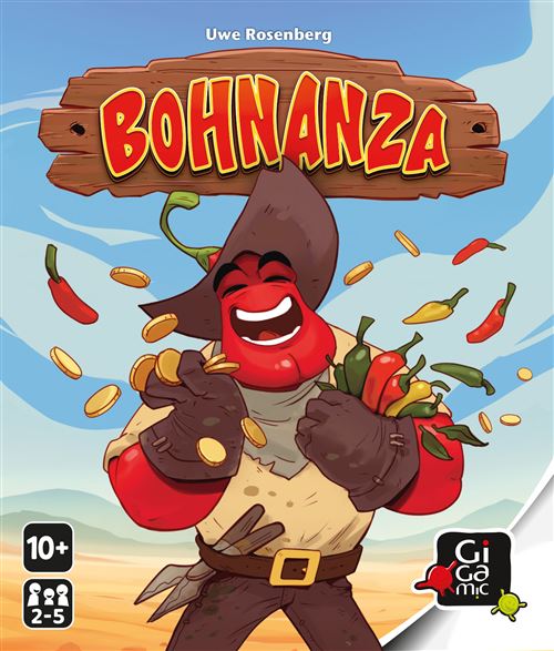 Ggam Multicolore Jeu D’ambiance Gigamic Bohnanza Boîte Métal