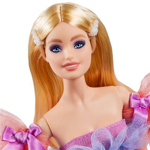 3 52 Sur Poupee De Collection Barbie Joyeux Anniversaire Poupee Achat Prix Fnac