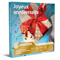 Coffret cadeau SmartBox Joyeux anniversaire*