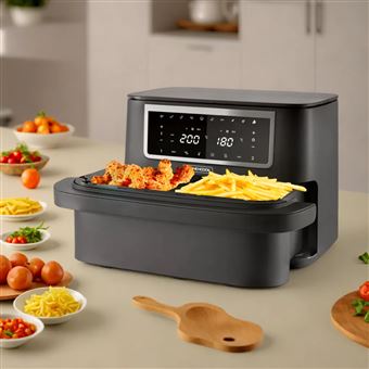 Friteuse Electrique sans huile FAGOR - Airfryer FG2X4L - Capacité 8L - Double cuves 4L - 8 programmes de cuisson