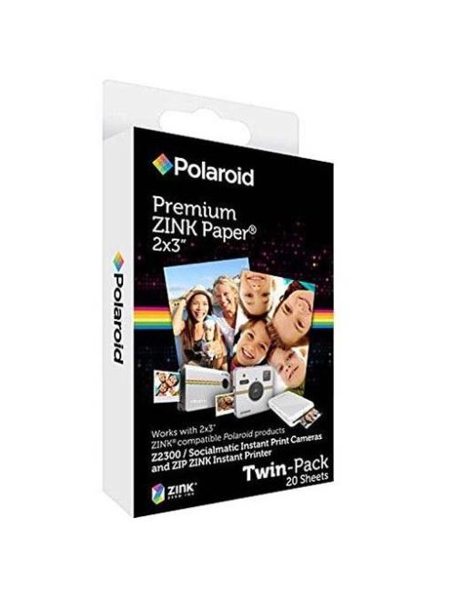 Pack Papier photo Polaroid 20 Films pour Z2300, ZIP et SNAP