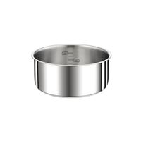 Casserole Tefal Ingenio 22 Cm - Compatible Induction - Poignée Amovible - Gain De Place